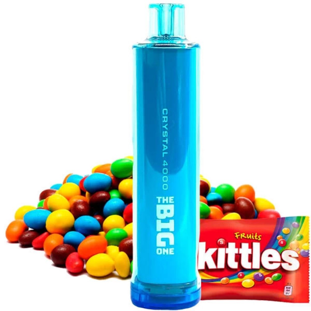 Jednorazowy Papieros Elektroniczny Kryształ The Big One Skittles (Skittles) (4000 zaciągnięć)