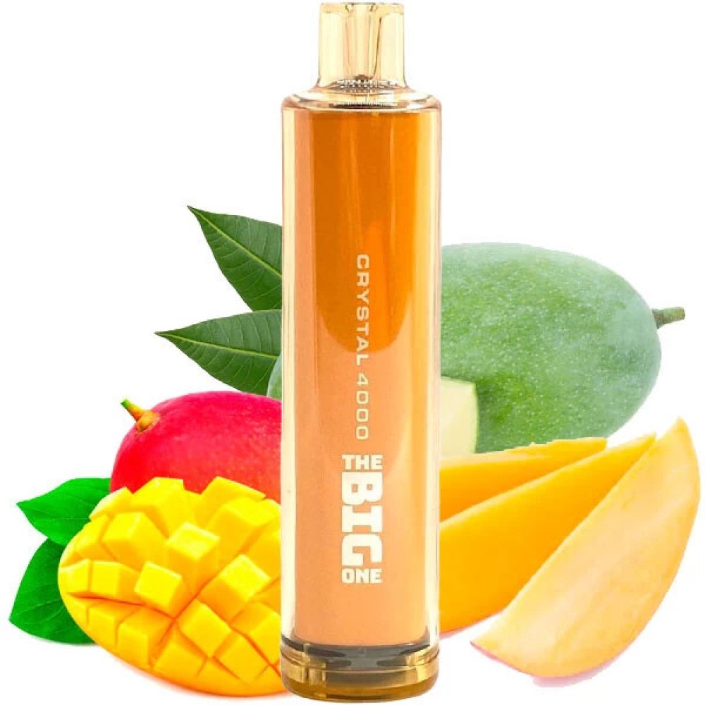 Jednorazowy Papieros Elektroniczny Kryształ The Big One Triple Mango (Triple Mango) (4000 zaciągnięć)