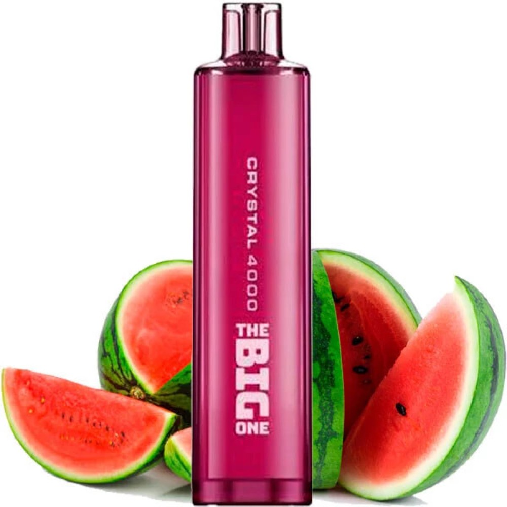 Jednorazowy Papieros Elektroniczny Kryształ The Big One Watermelon (4000 zaciągnięć)
