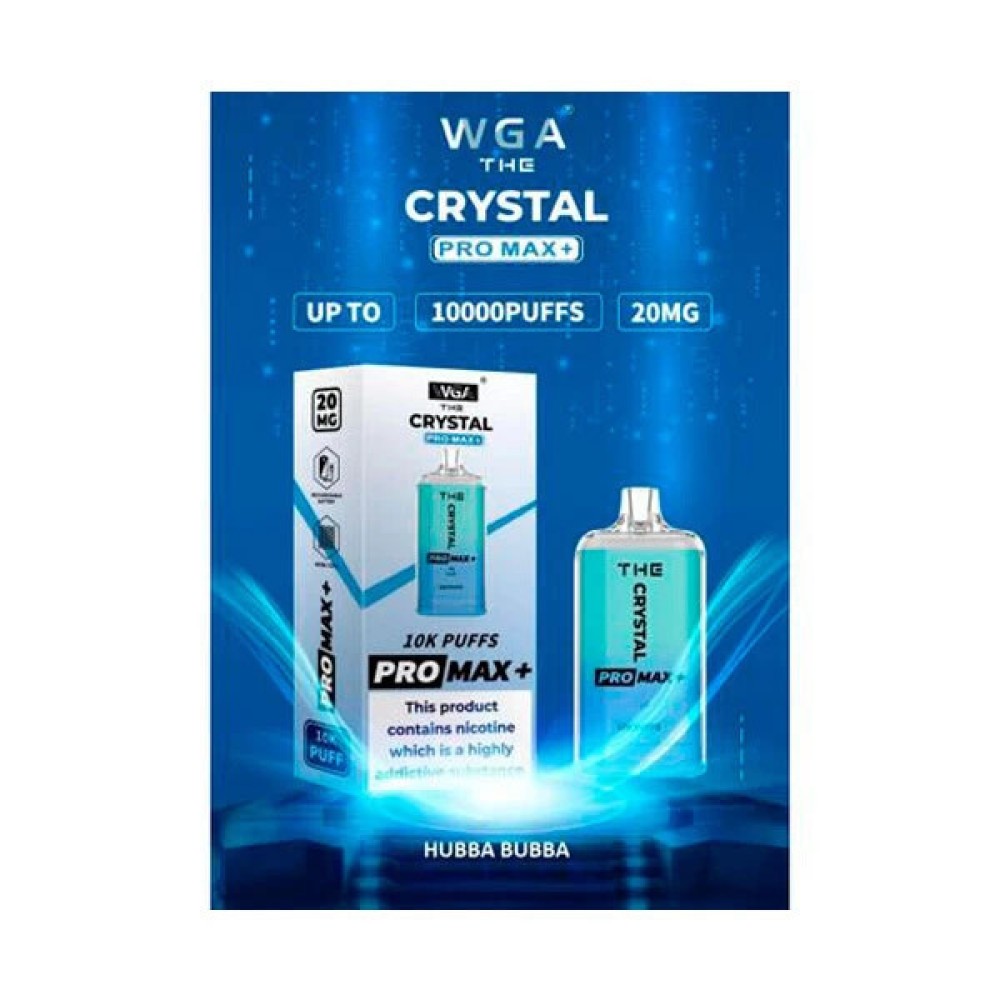 Jednorazowy papieros elektroniczny Crystal Pro Max Huba Bubba (Huba Bubba) (10000 zaciągnięć)