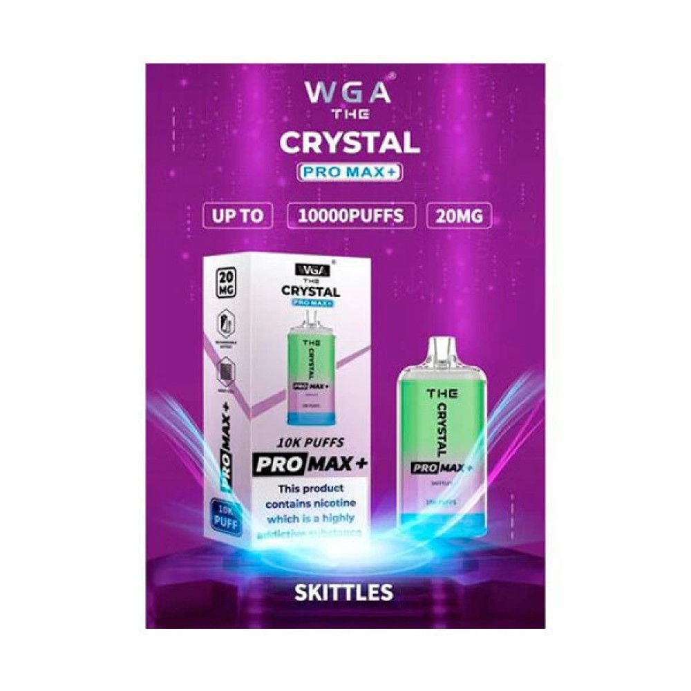 Jednorazowy papieros elektroniczny Crystal Pro Max Skittles (Skittles) (10000 zaciągnięć)