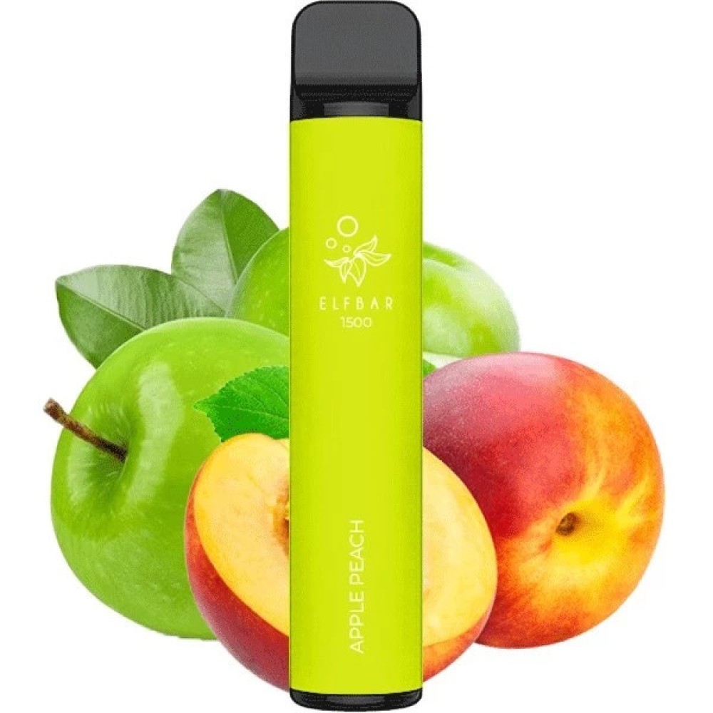 Jednorazowy papieros elektroniczny Elf Bar Apple Peach (Apple Peach) (1500 zaciągnięć)