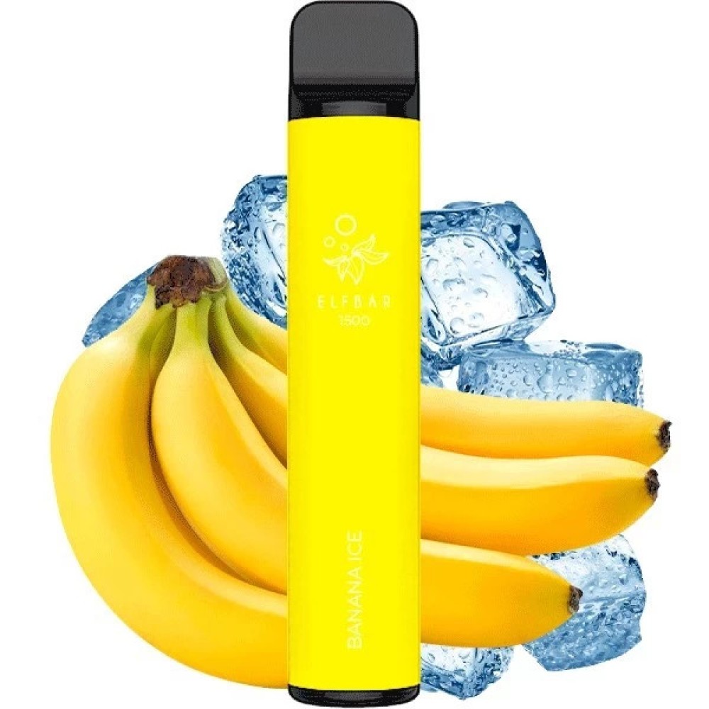 Jednorazowy papieros elektroniczny Elf Bar Banana Ice (Banana Ice) (1500 zaciągnięć)