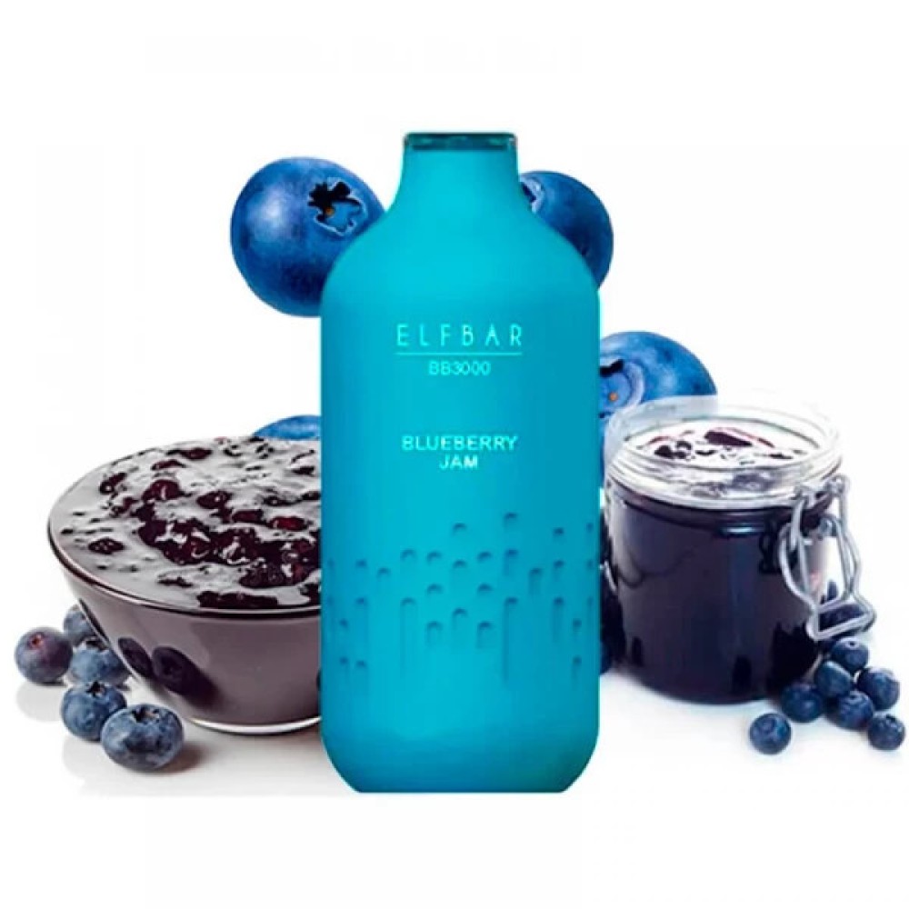 Jednorazowy papieros elektroniczny Elf Bar BB Blueberry Jam (3000 zaciągnięć)