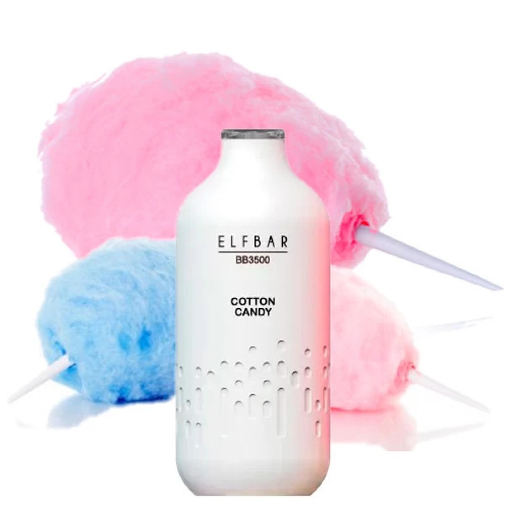 Jednorazowy papieros elektroniczny Elf Bar BB Cotton Candy (3500 zaciągnięć)