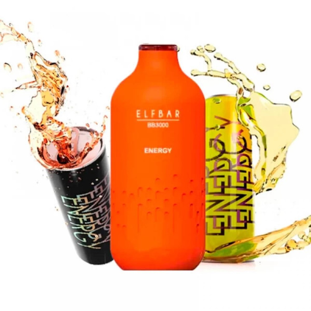 Jednorazowy papieros elektroniczny Elf Bar BB Energy (napój energetyczny) (3000 zaciągnięć)