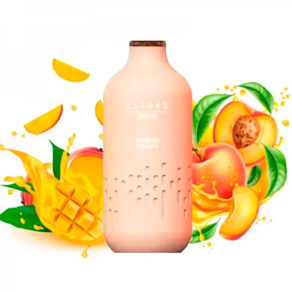 Jednorazowy papieros elektroniczny Elf Bar BB Mango Peach (3000 zaciągnięć)