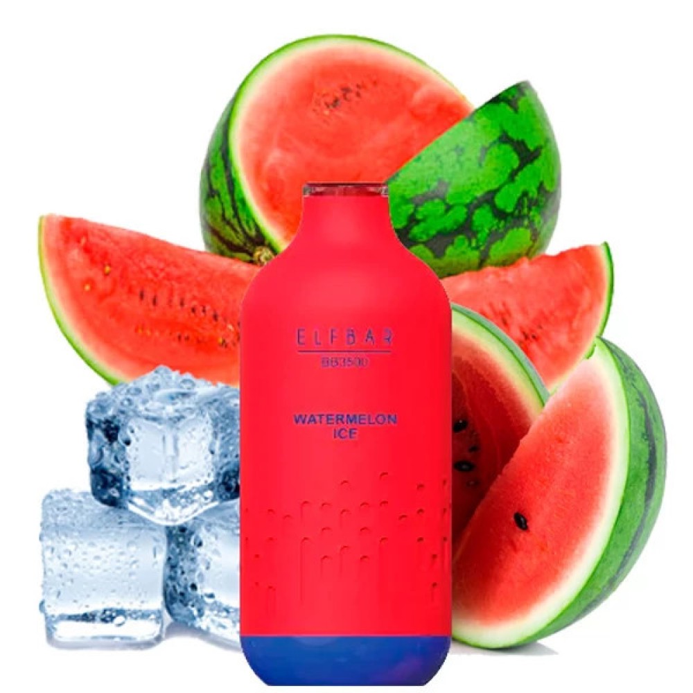 Jednorazowy papieros elektroniczny Elf Bar BB Watermelon Ice (3500 zaciągnięć)