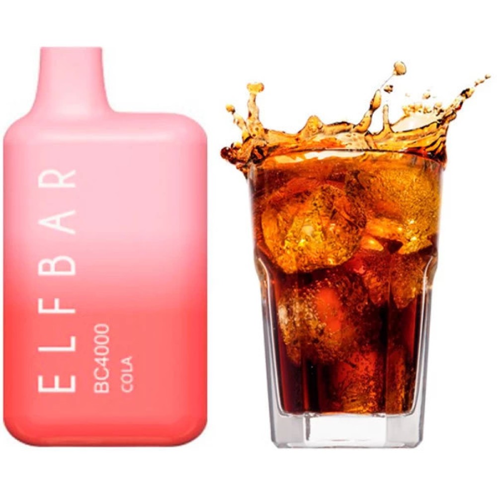 Jednorazowy papieros elektroniczny Elf Bar BC Cola (Cola) (4000 zaciągnięć)