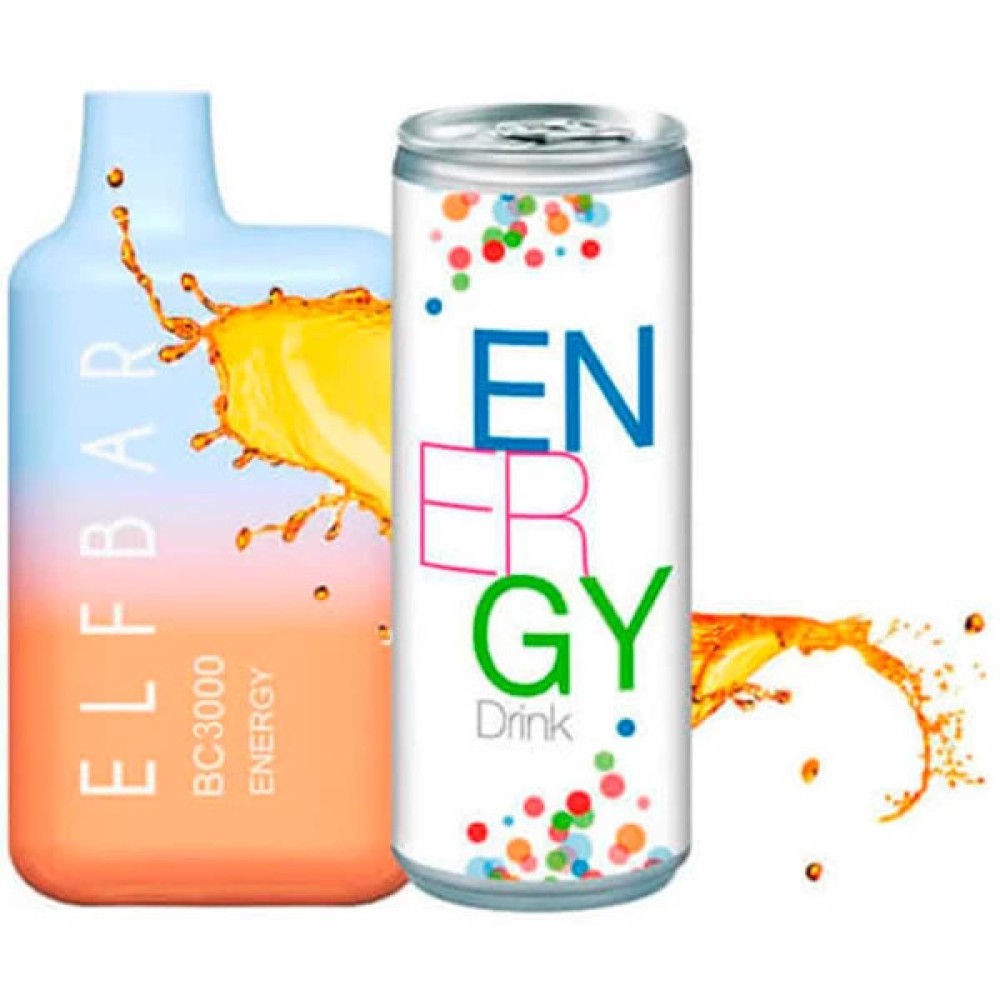 Jednorazowy papieros elektroniczny Elf Bar BC Energy (napój energetyczny) (3000 zaciągnięć)