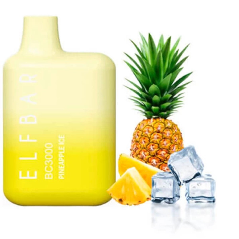 Jednorazowy papieros elektroniczny Elf Bar BC Pineaple Ice (Pineapple Ice) (3000 zaciągnięć)