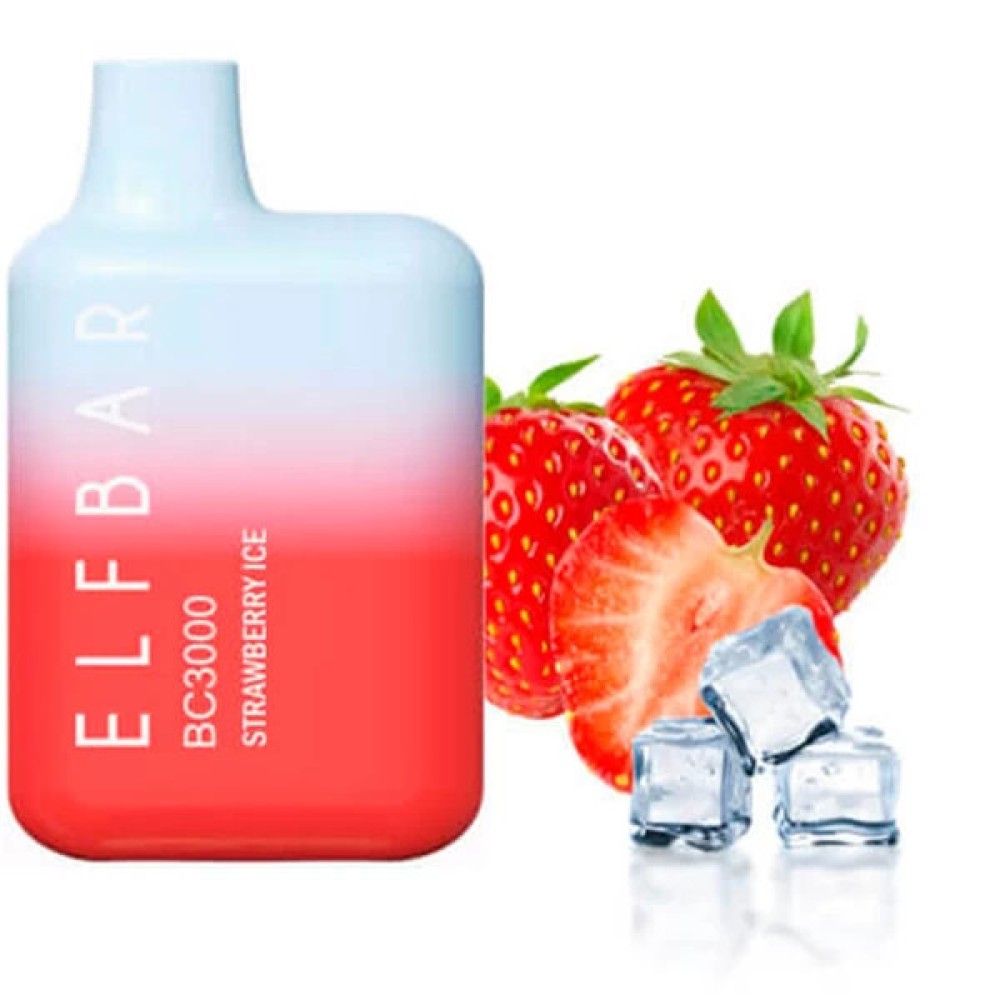 Jednorazowy papieros elektroniczny Elf Bar BC Strawberry Ice (Strawberry Ice) (3000 zaciągnięć)