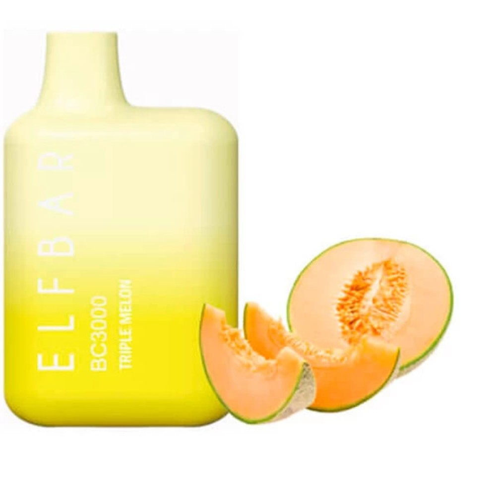 Jednorazowy papieros elektroniczny Elf Bar BC Triple Melon (3000 zaciągnięć)