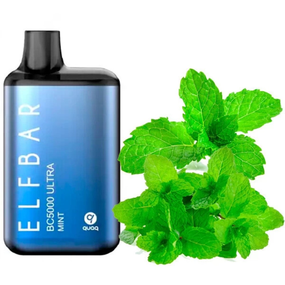Jednorazowy papieros elektroniczny Elf Bar BC Ultra Mint (5000 zaciągnięć)