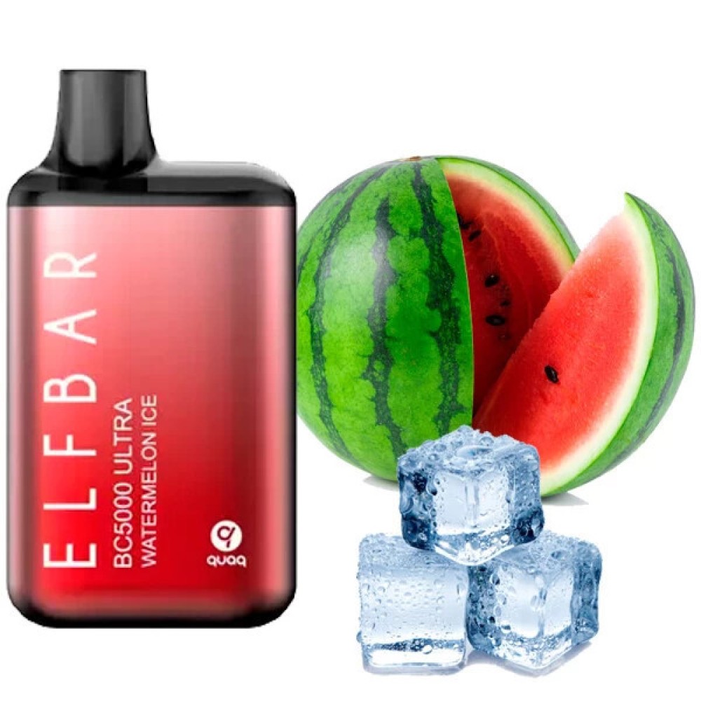 Jednorazowy papieros elektroniczny Elf Bar BC Ultra Watermelon Ice (5000 zaciągnięć)