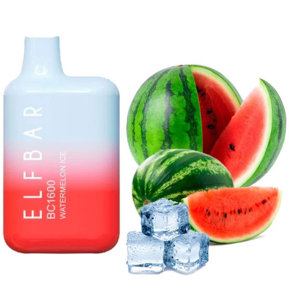 Jednorazowy papieros elektroniczny Elf Bar BC Watermelon Ice (1600 zaciągnięć)