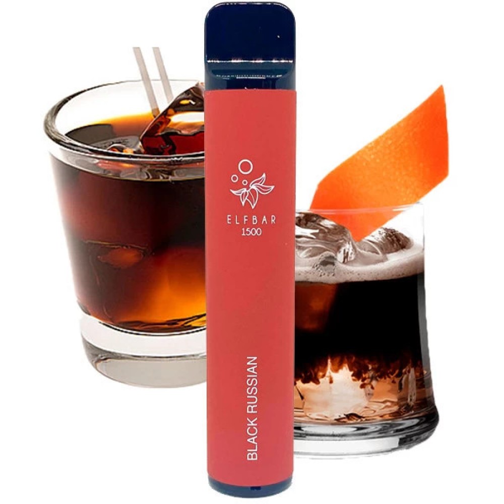 Jednorazowy Elektroniczny Papieros Elf Bar Czarny (Martwy Ork) (1500 Zaciągnięć)