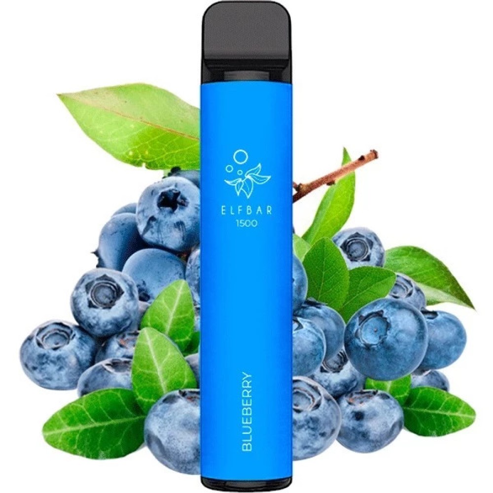 Jednorazowy papieros elektroniczny Elf Bar Blueberry (1500 zaciągnięć)