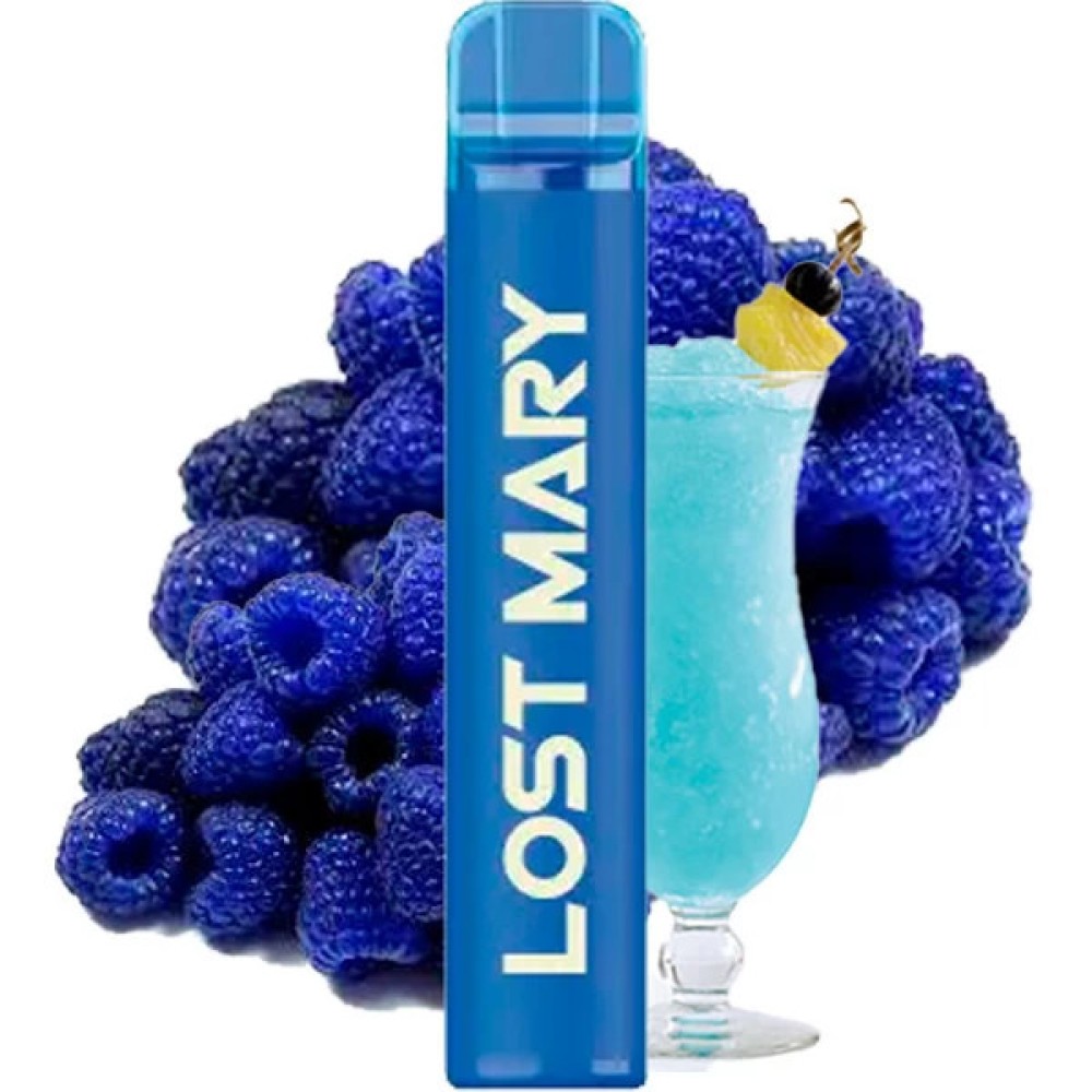 Jednorazowy papieros elektroniczny Elf Bar CM Lost Mary Blue Razz Lemonade (1500 zaciągnięć)