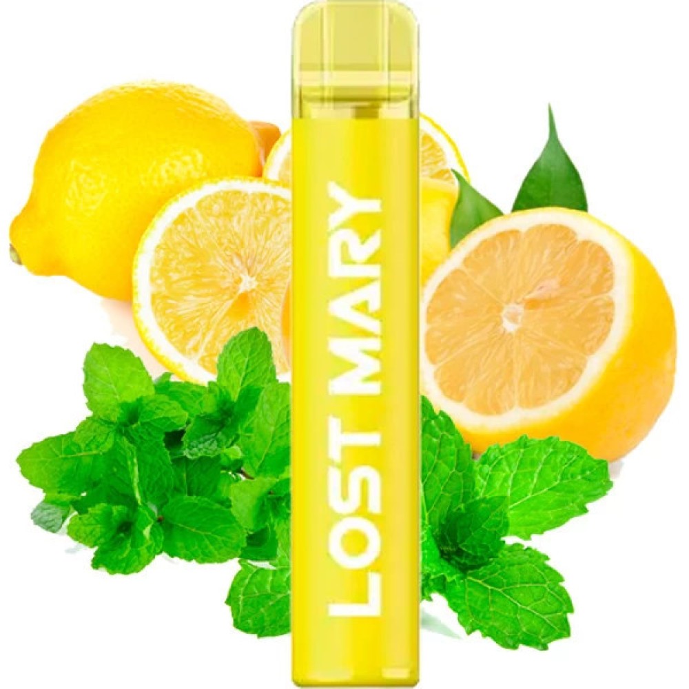 Jednorazowy papieros elektroniczny Elf Bar CM Lost Mary Lemon Mint (Lemon Mint) (1500 zaciągnięć)