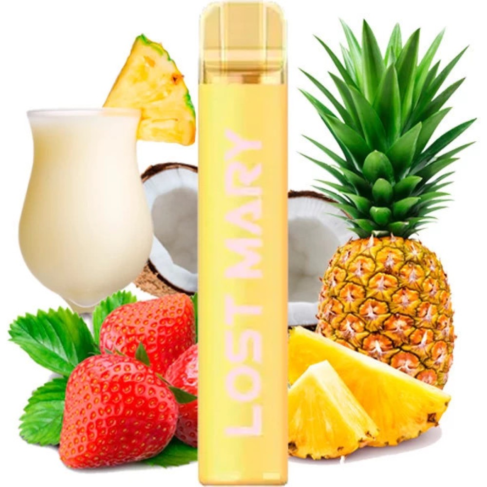 Jednorazowy papieros elektroniczny Elf Bar CM Lost Mary Strawberry Pina Colada (Strawberry Pina Colada) (1500 zaciągnięć)