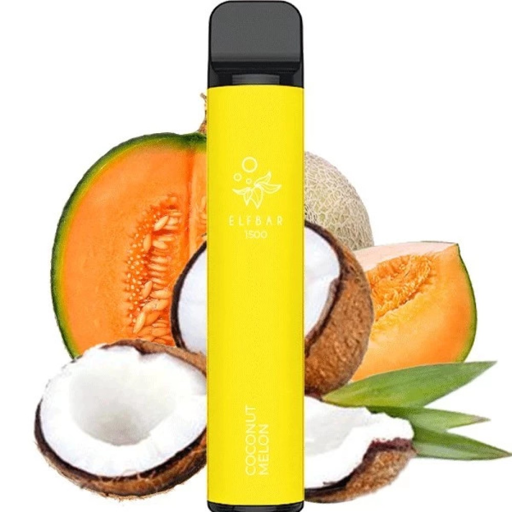 Jednorazowy papieros elektroniczny Elf Bar Coconut Melon (1500 zaciągnięć)