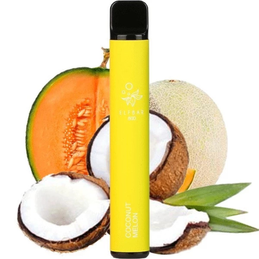 Jednorazowy papieros elektroniczny Elf Bar Coconut Melon (800 zaciągnięć)
