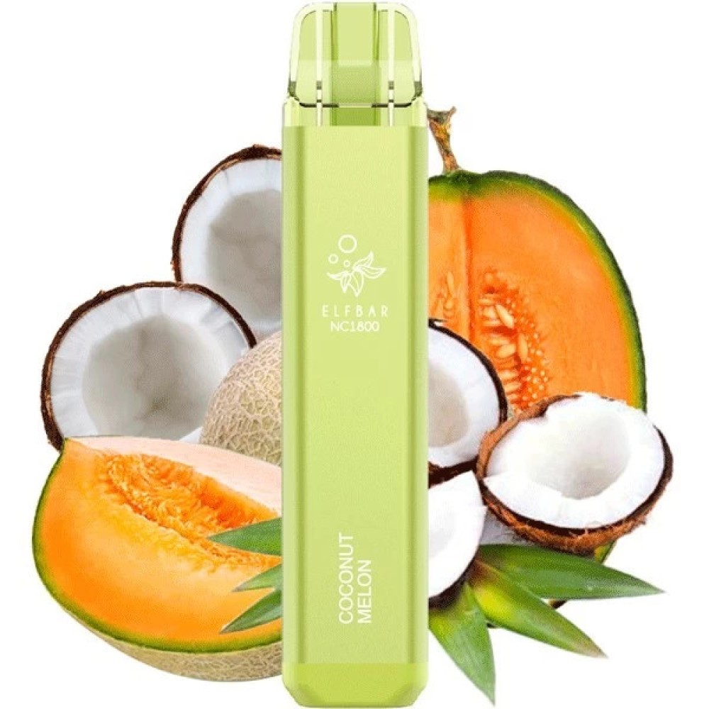 Jednorazowy papieros elektroniczny Elf Bar Coconut Melon (Coconut Melon) (1800 zaciągnięć)