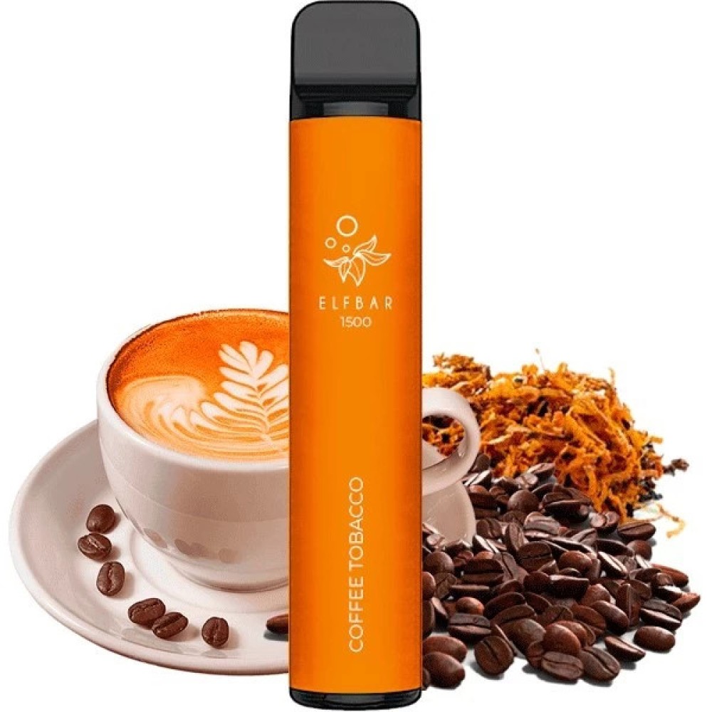 Jednorazowy papieros elektroniczny Elf Bar Coffee Tobacco (tytoń kawowy) (1500 zaciągnięć)