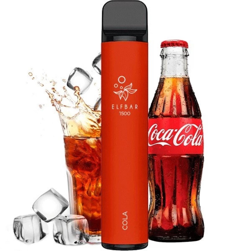 Jednorazowy papieros elektroniczny Elf Bar Cola (Cola) (1500 zaciągnięć)