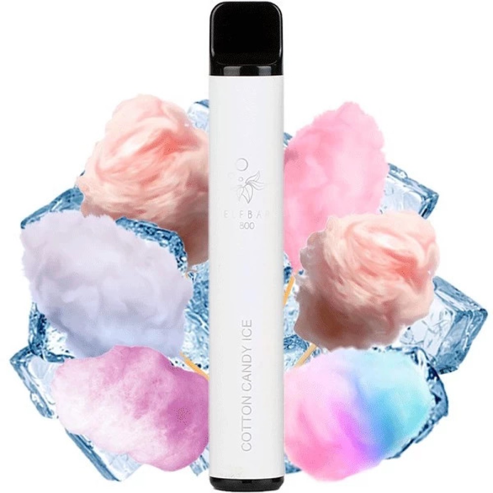 Jednorazowy papieros elektroniczny Elf Bar Cotton Candy Ice (Cotton Candy Ice) (800 zaciągnięć)