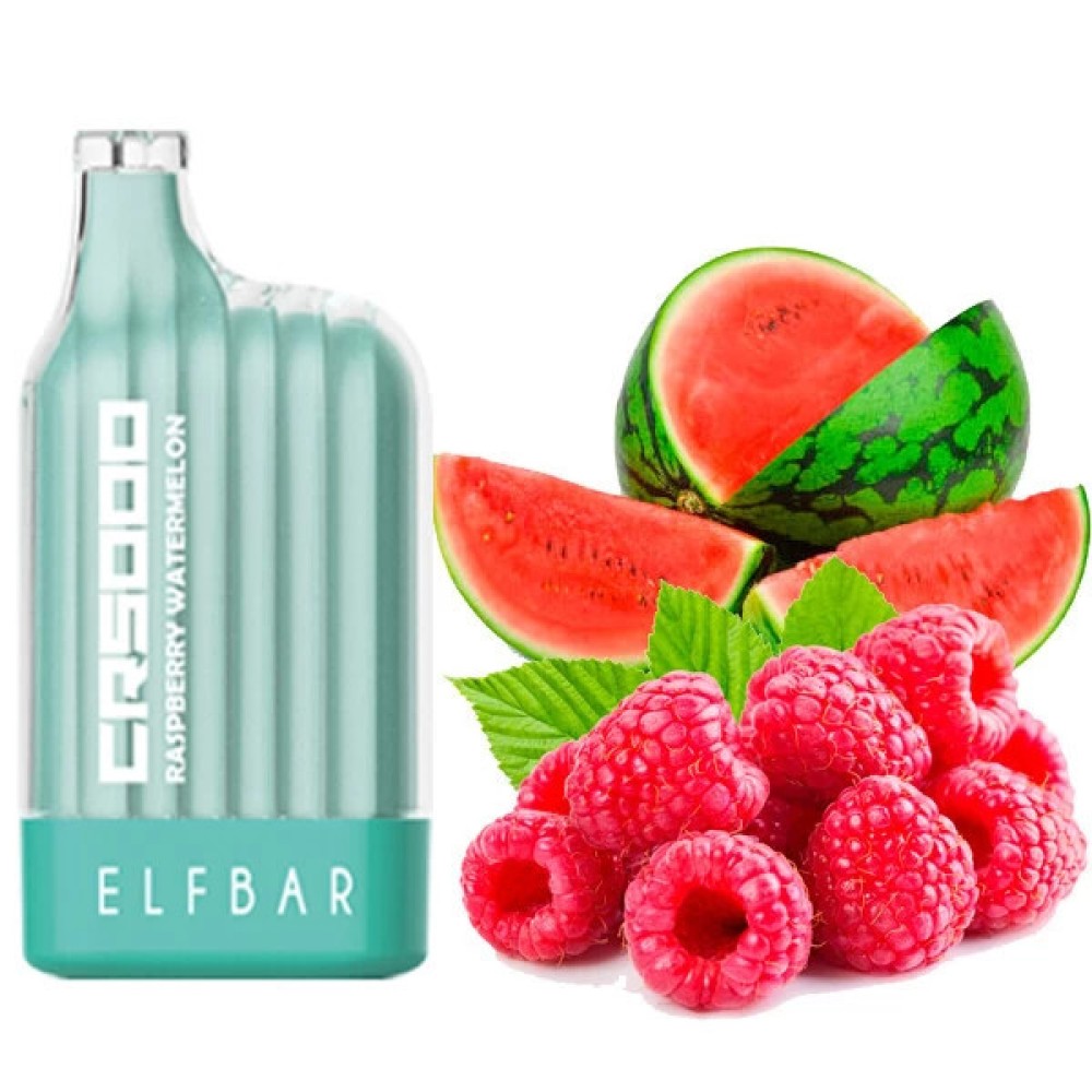 Jednorazowy papieros elektroniczny Elf Bar CR Raspberry Watermelon (5000 zaciągnięć)
