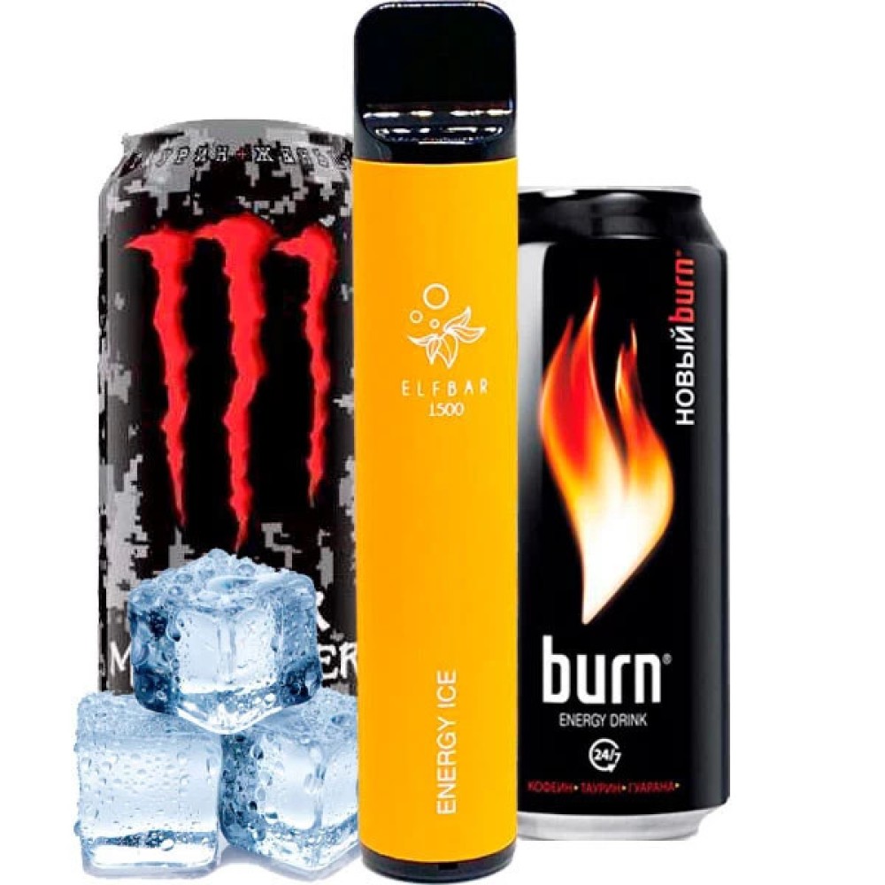 Jednorazowy papieros elektroniczny Elf Bar Energy Ice (Energy Ice) (1500 zaciągnięć)