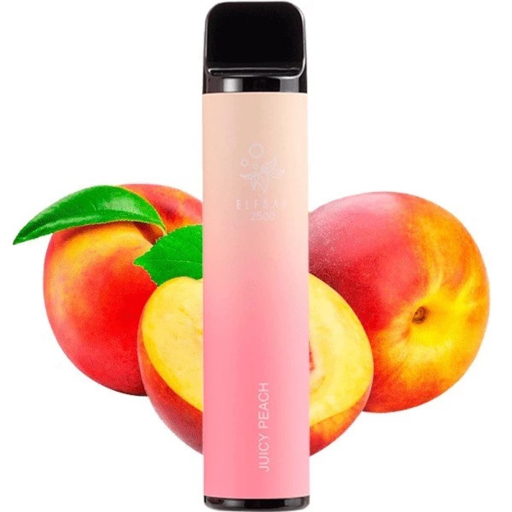 Jednorazowy papieros elektroniczny Elf Bar Juicy Peach (2500 zaciągnięć)