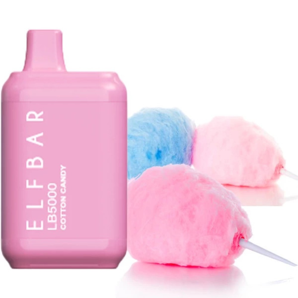 Jednorazowy papieros elektroniczny Elf Bar LB Cotton Candy (5000 zaciągnięć)