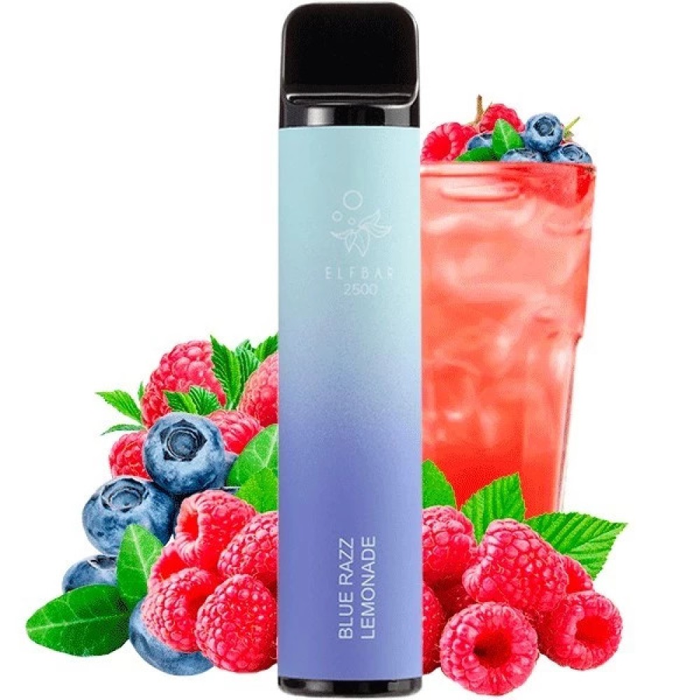 Jednorazowy papieros elektroniczny Elf Bar Lemonade Blueberry Raspberry (Lemonade Blueberry Raspberry) (2500 zaciągnięć)