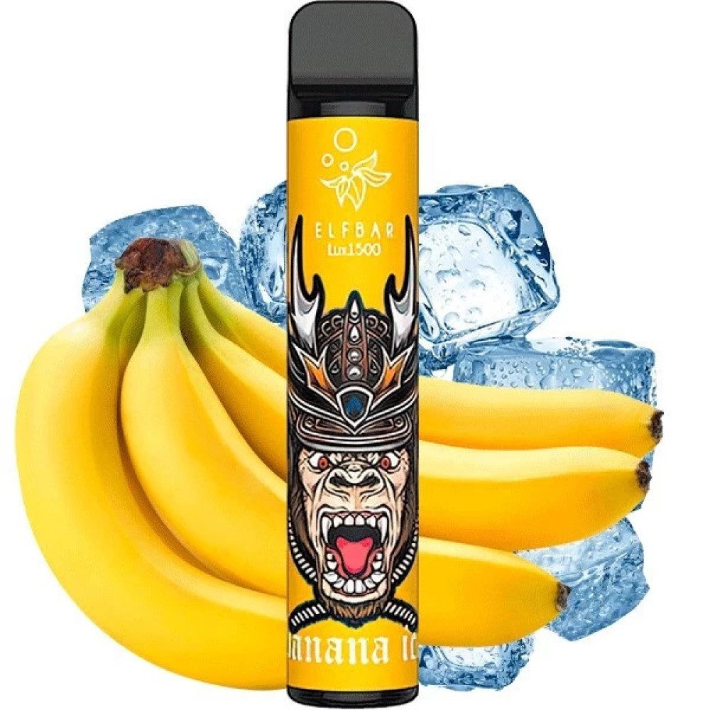 Jednorazowy papieros elektroniczny Elf Bar Lux Banana Ice (Banana Ice) (1500 zaciągnięć)
