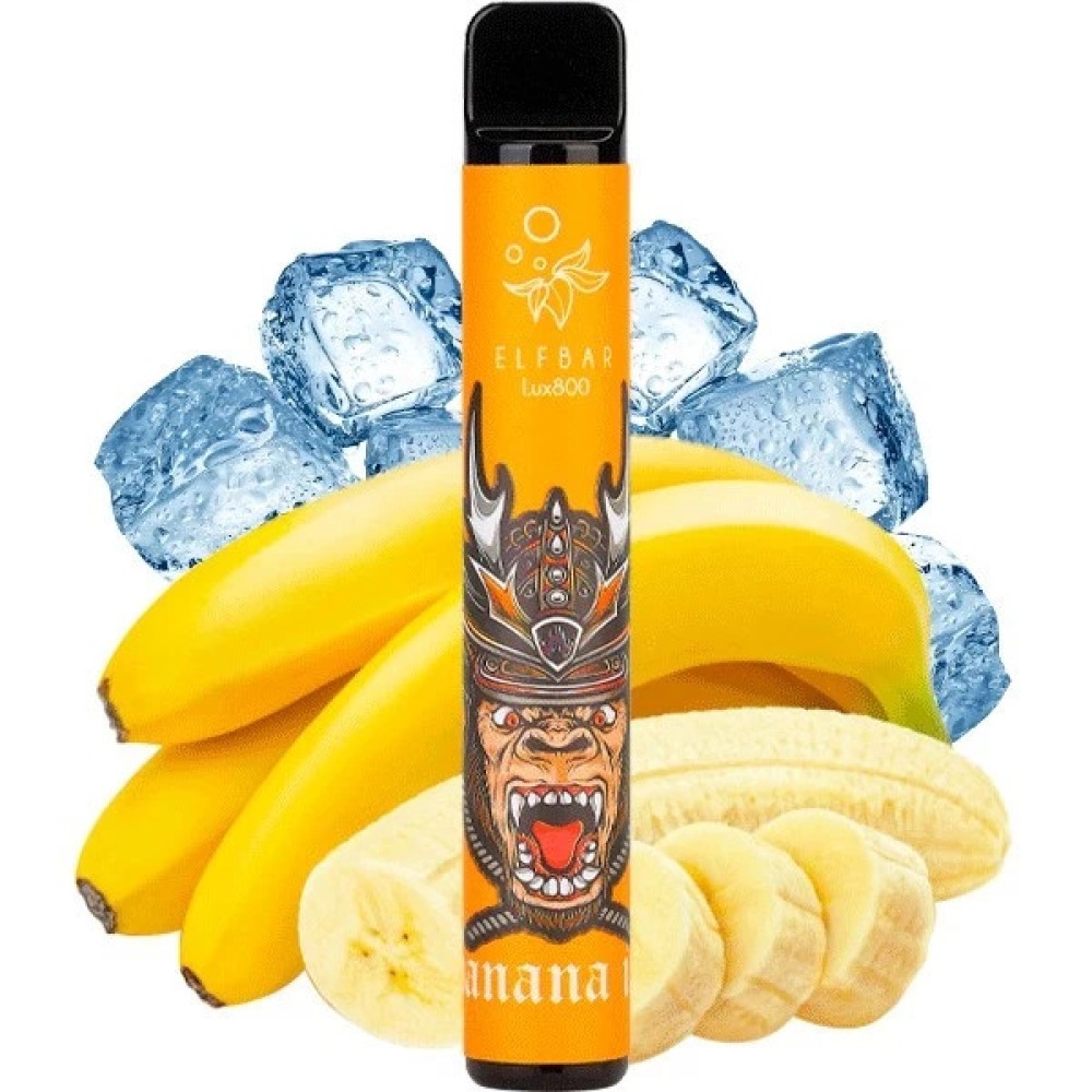 Jednorazowy papieros elektroniczny Elf Bar Lux Banana Ice (Banana Ice) (800 zaciągnięć)