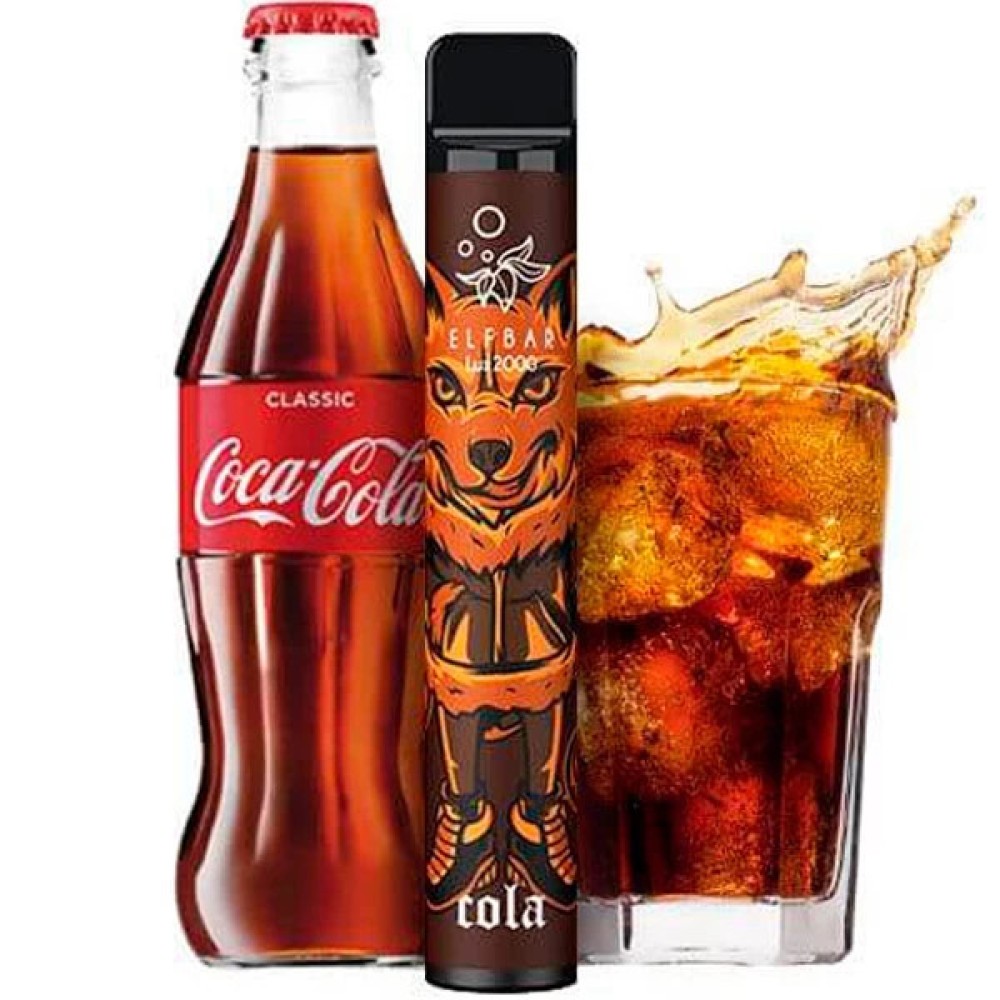 Jednorazowy papieros elektroniczny Elf Bar Lux Cola (Cola) (2000 zaciągnięć)