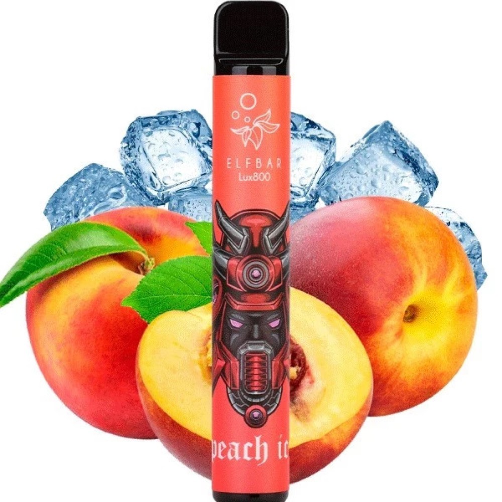 Jednorazowy papieros elektroniczny Elf Bar Lux Peach Ice (800 zaciągnięć)