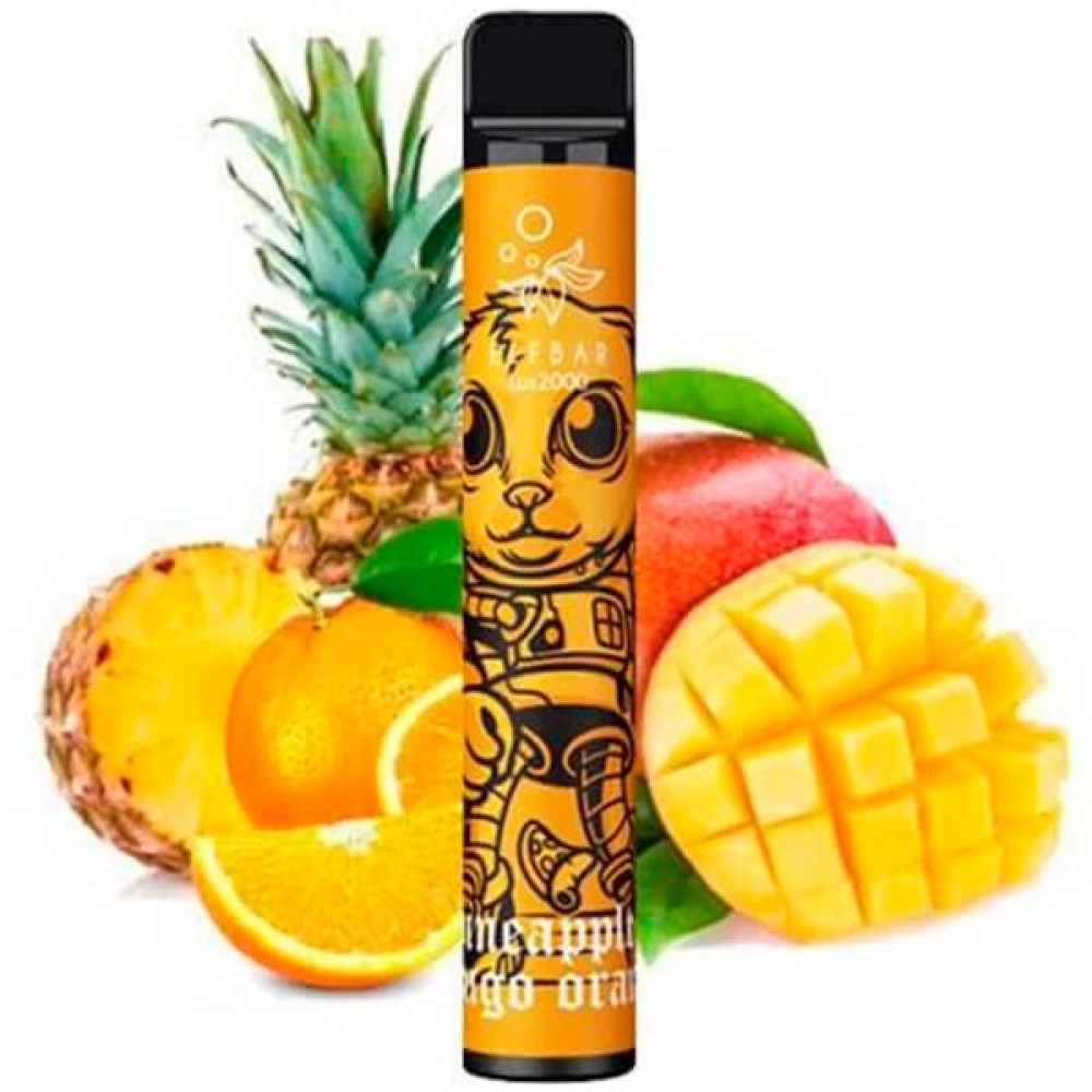Jednorazowy papieros elektroniczny Elf Bar Lux Pineapple Mango Orange (Pineapple Mango Orange) (2000 zaciągnięć)
