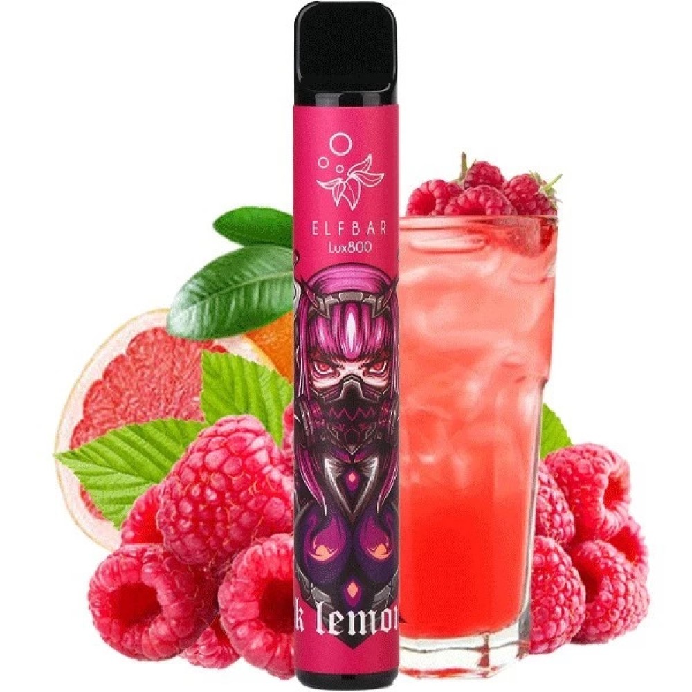 Jednorazowy papieros elektroniczny Elf Bar Lux Pink Lemonade (Różowa lemoniada) (800 zaciągnięć)