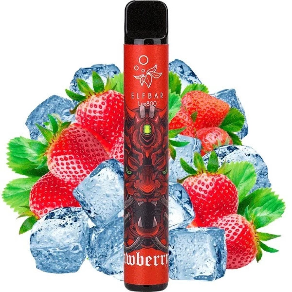 Jednorazowy papieros elektroniczny Elf Bar Lux Strawberry Ice (Strawberry Ice) (800 zaciągnięć)