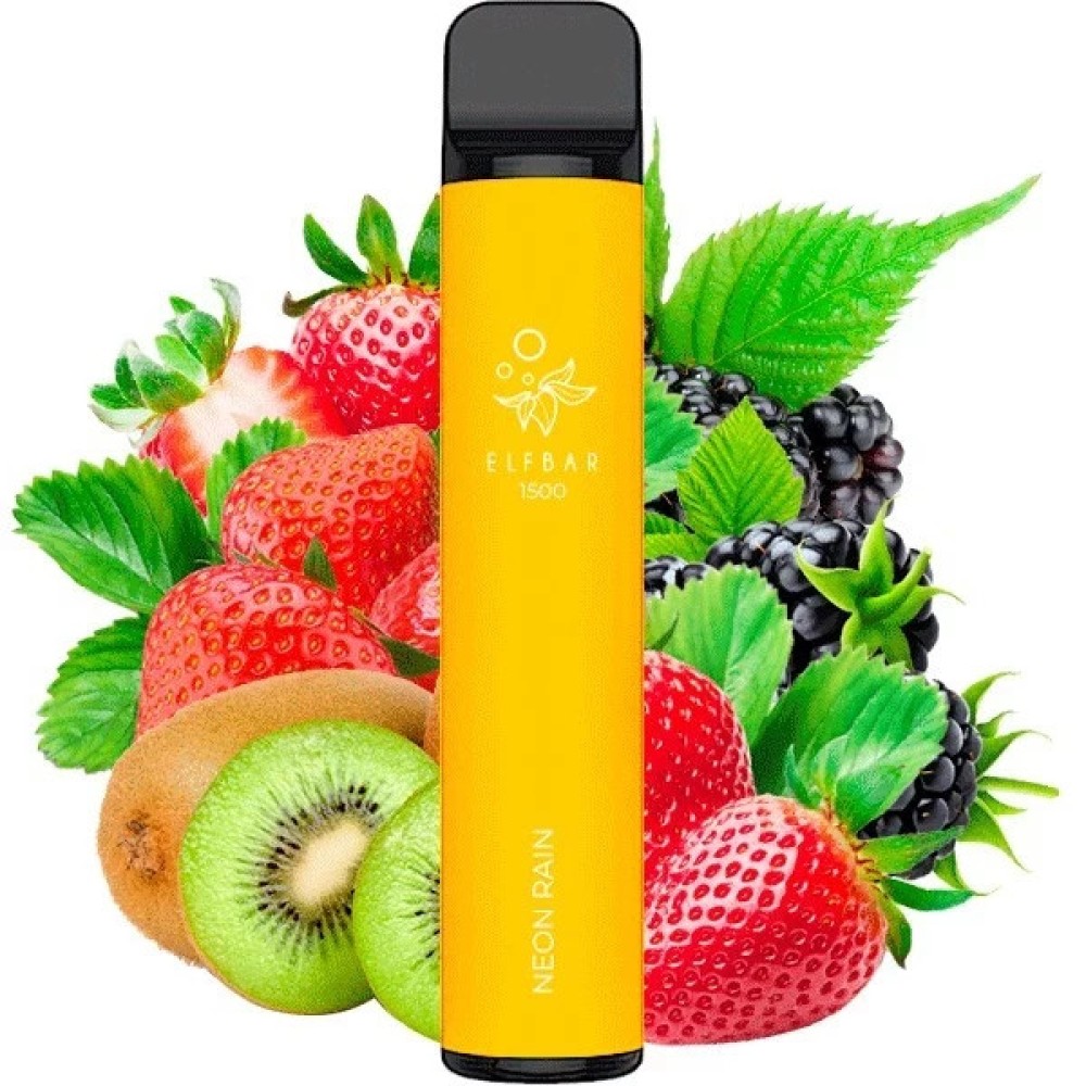 Jednorazowy papieros elektroniczny Elf Bar Neon Rain (1500 zaciągnięć)
