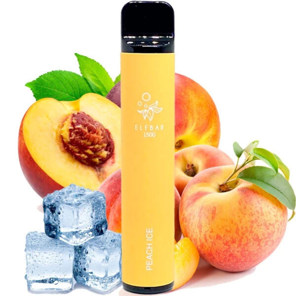 Jednorazowy papieros elektroniczny Elf Bar Peach Ice (Peach Ice) (1500 zaciągnięć)