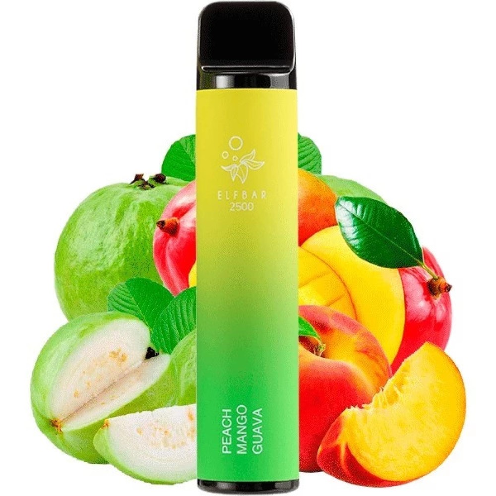 Jednorazowy papieros elektroniczny Elf Bar Peach Mango Guava (Peach Mango Guava) (2500 zaciągnięć)