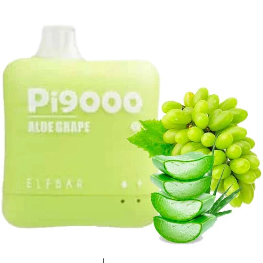 Jednorazowy papieros elektroniczny Elf Bar Pi Aloe Grape (9000 zaciągnięć)