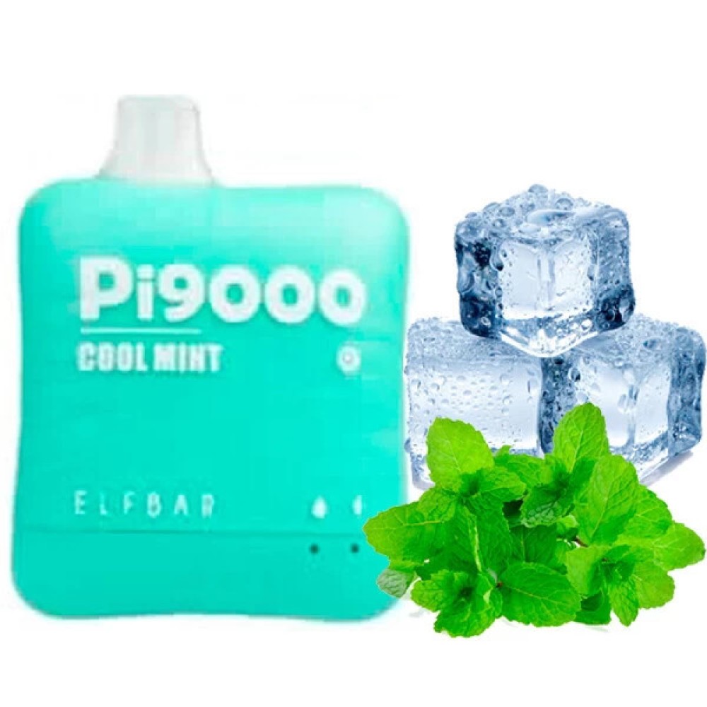 Jednorazowy papieros elektroniczny Elf Bar Pi Cool Mint (9000 zaciągnięć)