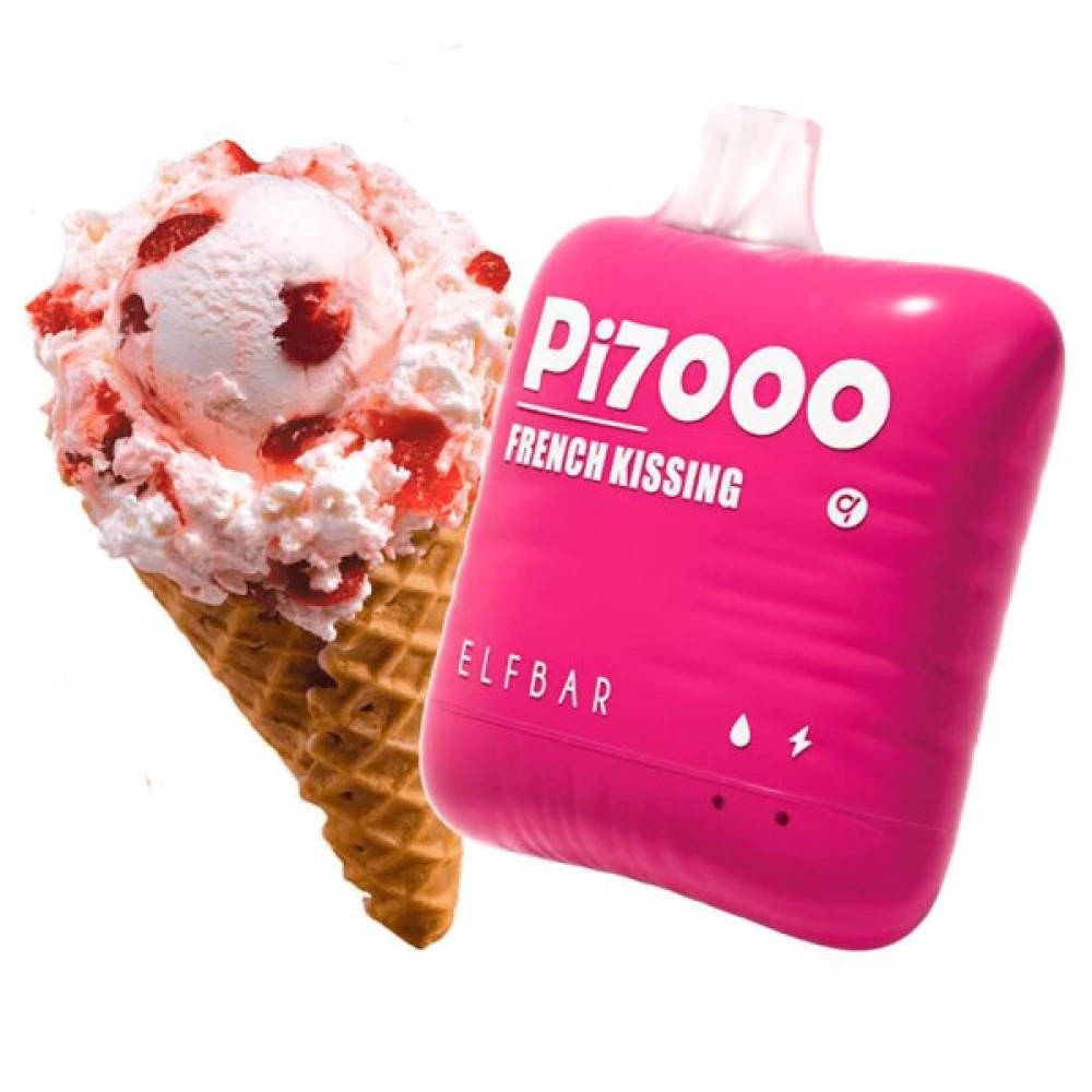 Jednorazowy papieros elektroniczny Elf Bar Pi French Kissing (francuskie całowanie) (7000 zaciągnięć)