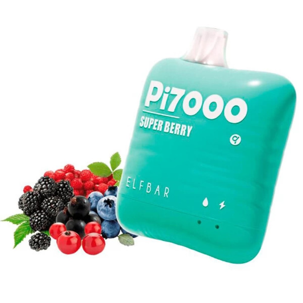Jednorazowy papieros elektroniczny Elf Bar Pi Super Berry (7000 zaciągnięć)